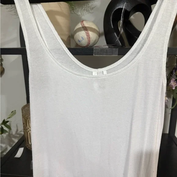 BECCA White Maxi Dress with Elegant Flow size small - Picture 2 of 7